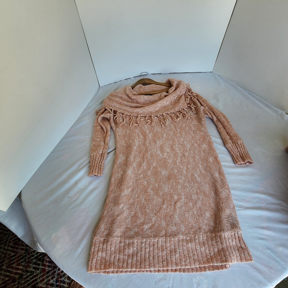 Dream Catcher Beachy Bohemian Tassel sweater 3/4 sleeve